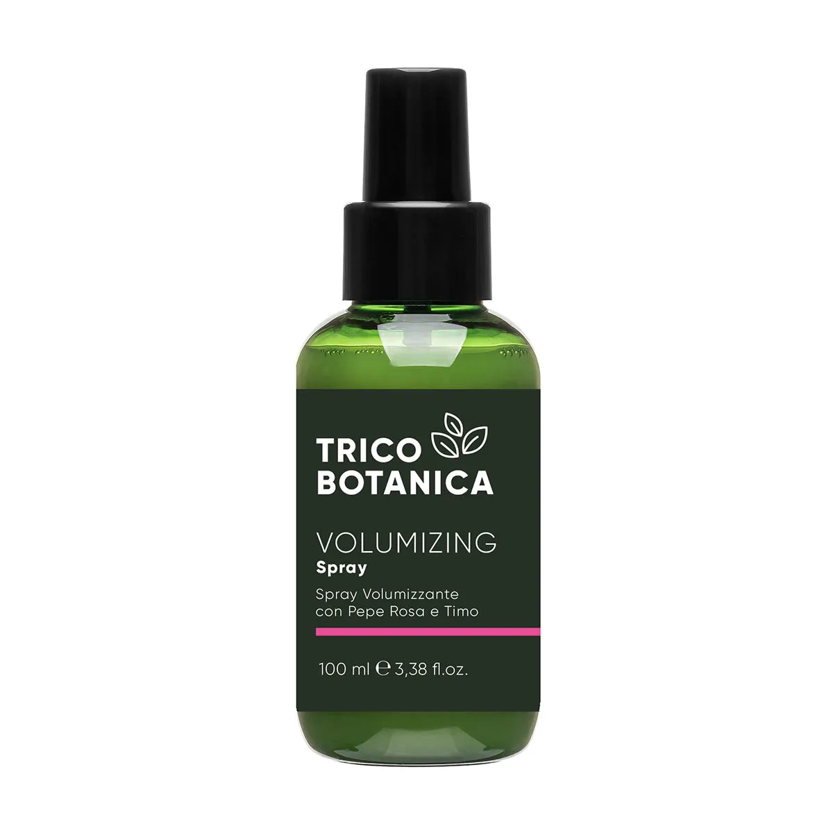 Tricobotanica 100ml Leave-In Volumizing Spray Organic Soft Shiny Pink Pepper and Thyme Ingredient Nourishing for Hair