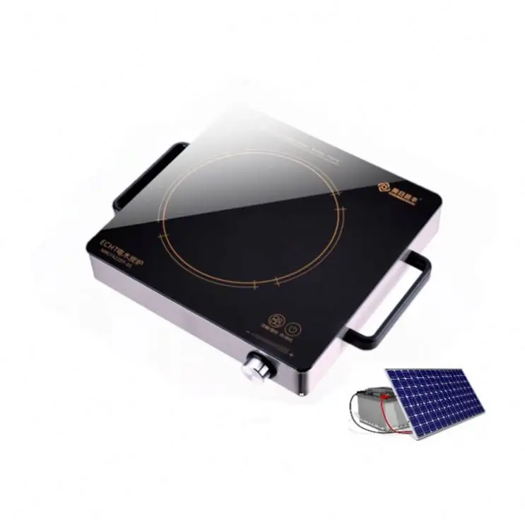 New design  solar system AT 25  48Volt  solar induction cookter 1000Watts electrical stove battery good quality