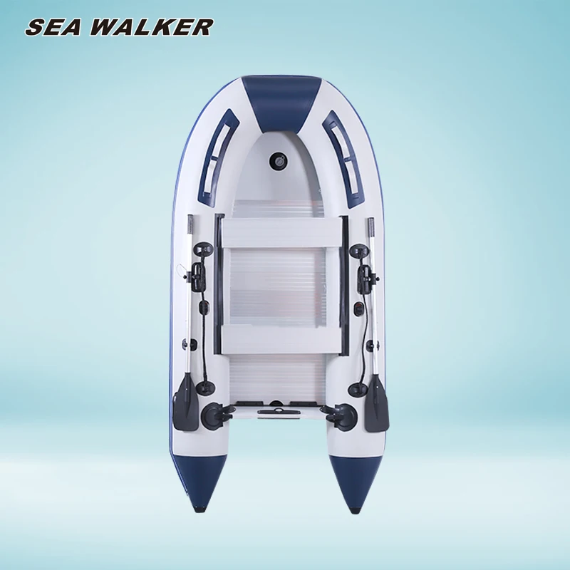 3.6m Inflatable fishing  boat  rescue rubber boat  with high pressure 0.9 mm PVC air tube and aluminum floor  for sale