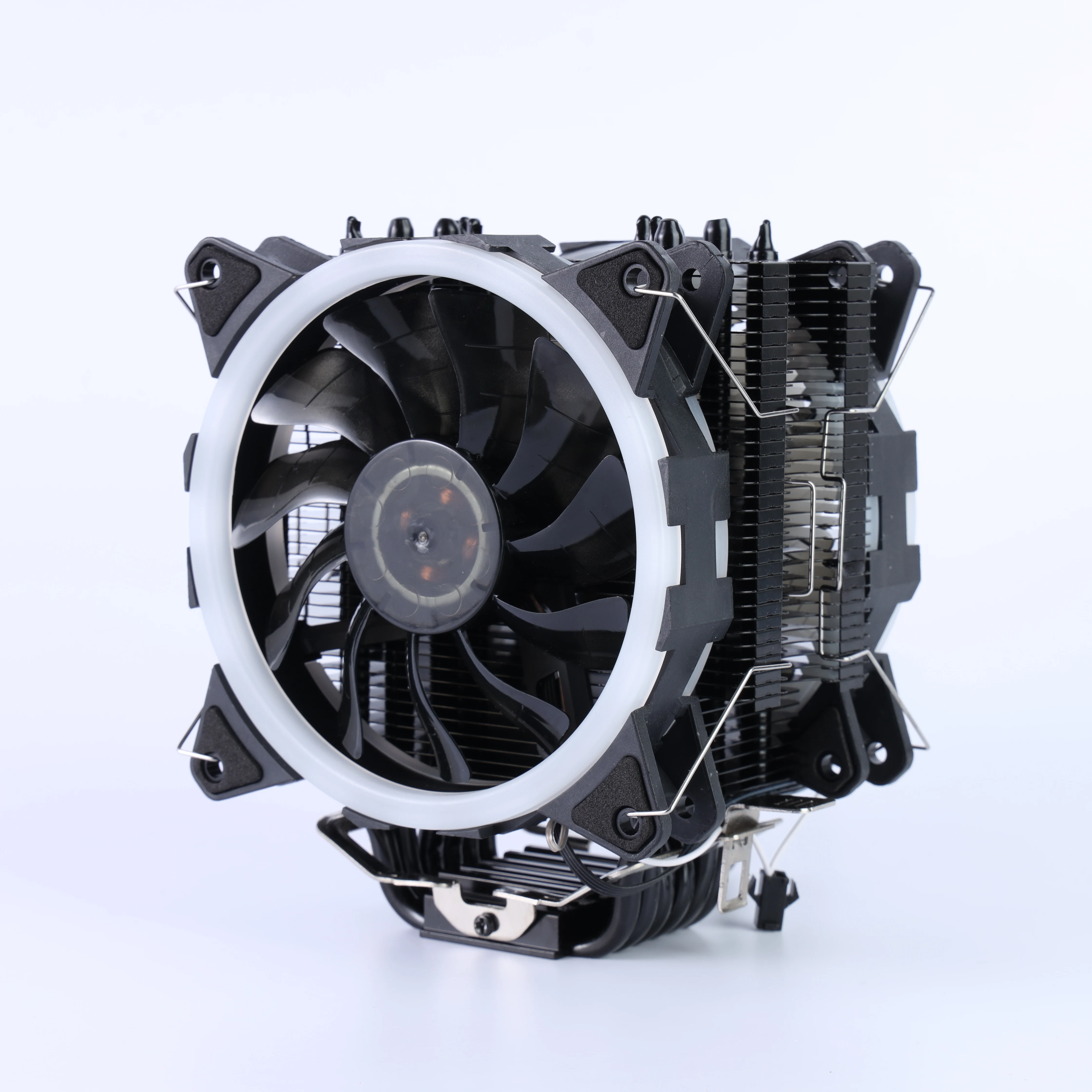 Drop Shipping Whole Body Nickeling Heat Sink Cpu Cooler For Cpu Intel Lga1700  Six Heat Pipe Cooling Fan Cpu Cooler