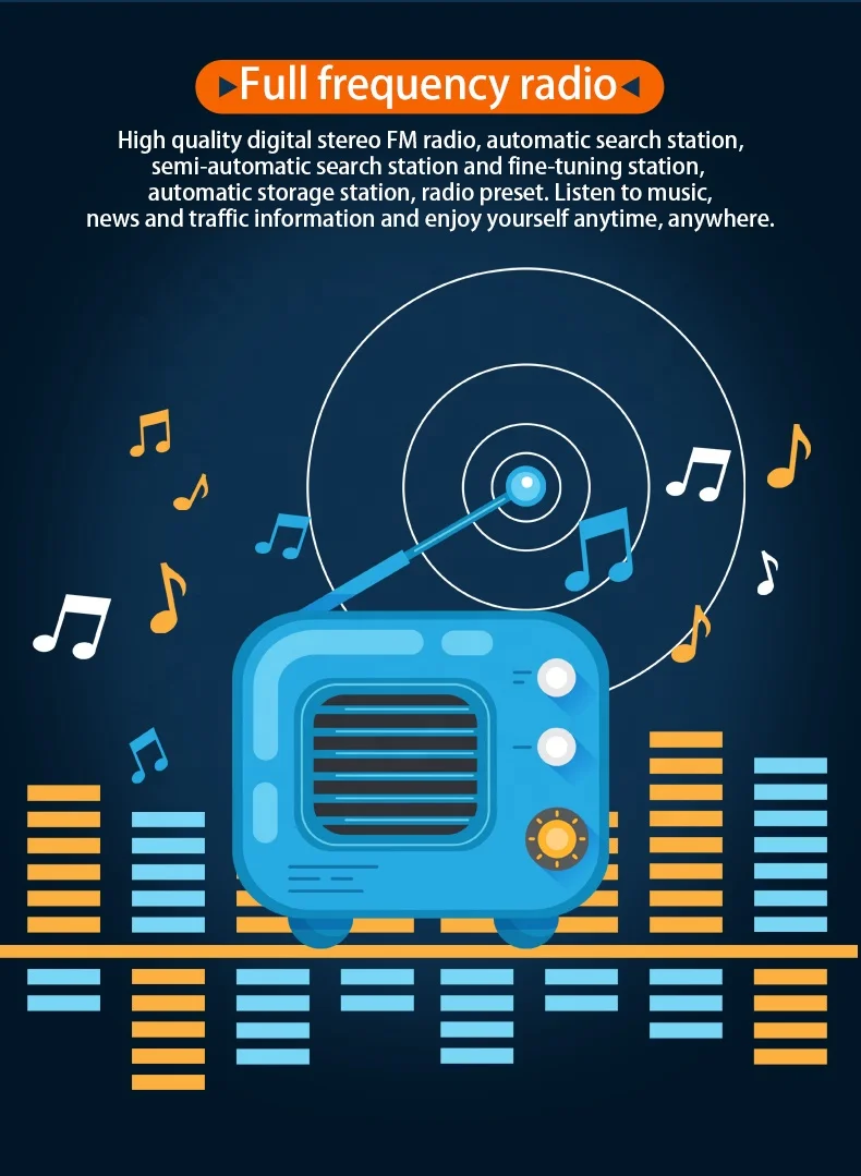 Quad Core A7 Processor IPS LCD Vertical Screen Phone Link 2 Din 9.5 inch Android Car MP5 Player