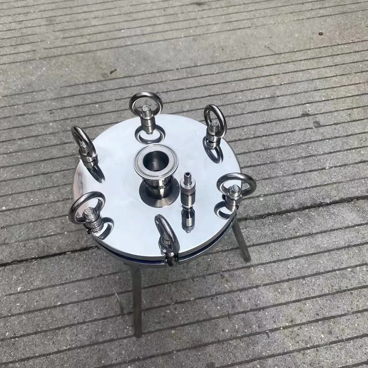 Лабораторный Встроенный держатель фильтра 50 мм из нержавеющей стали мембранный фильтр Держатель шприц