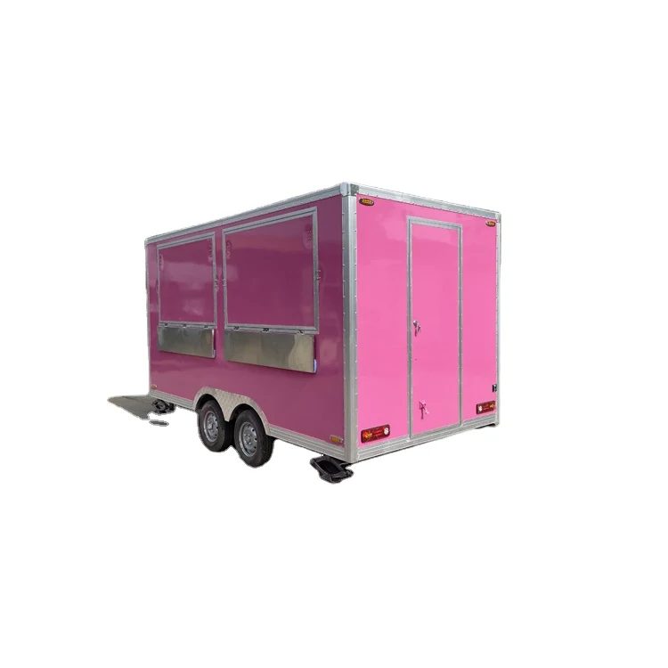 Mobile steamed food cart food truck galvanized truck trailer fo with full kitchen Food & Beverage Shops Retail