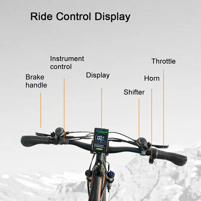 27.5 Inch Electric Mountain Bike 21 Speed Rear Hub Motor Electric Bike