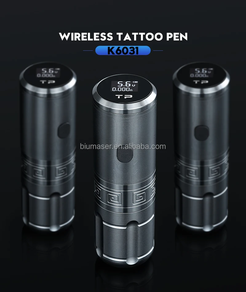 Thunderlord Power K6031 Cordless Wireless Tattoo Pen Machine Tattoo Gun Wireless Rotary Tattoo Machine For Body Art