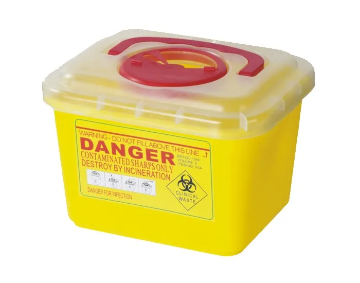 Wholesale Plastic Fresh Lock Storage Square Sharps Container Disposable