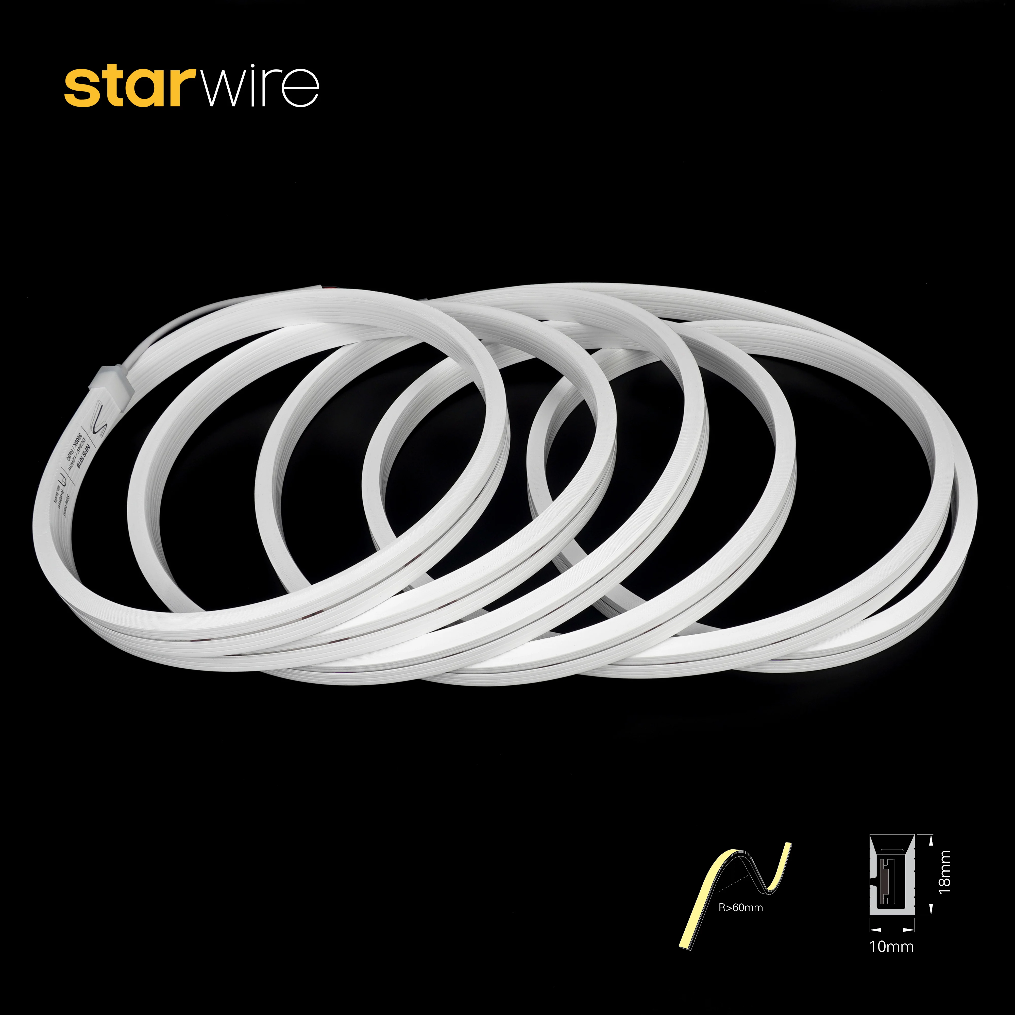 3 Year Warranty Wholesale 5m Neon Tape 2100K 2700K 3000K 3500K 4000K 5000K 24V IP67 LED Neon Strip