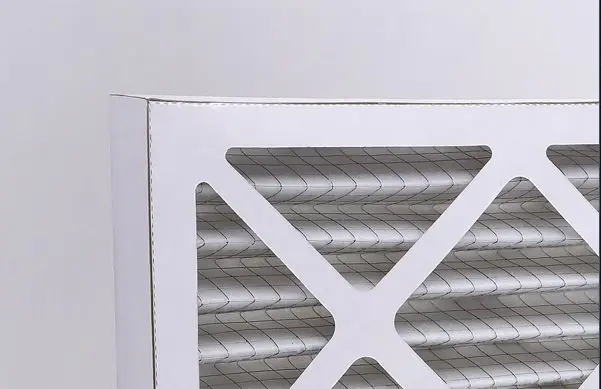 Huatai Air Filter Cardboard Frame Synthetic Fiber Foldaway Panel Filter
