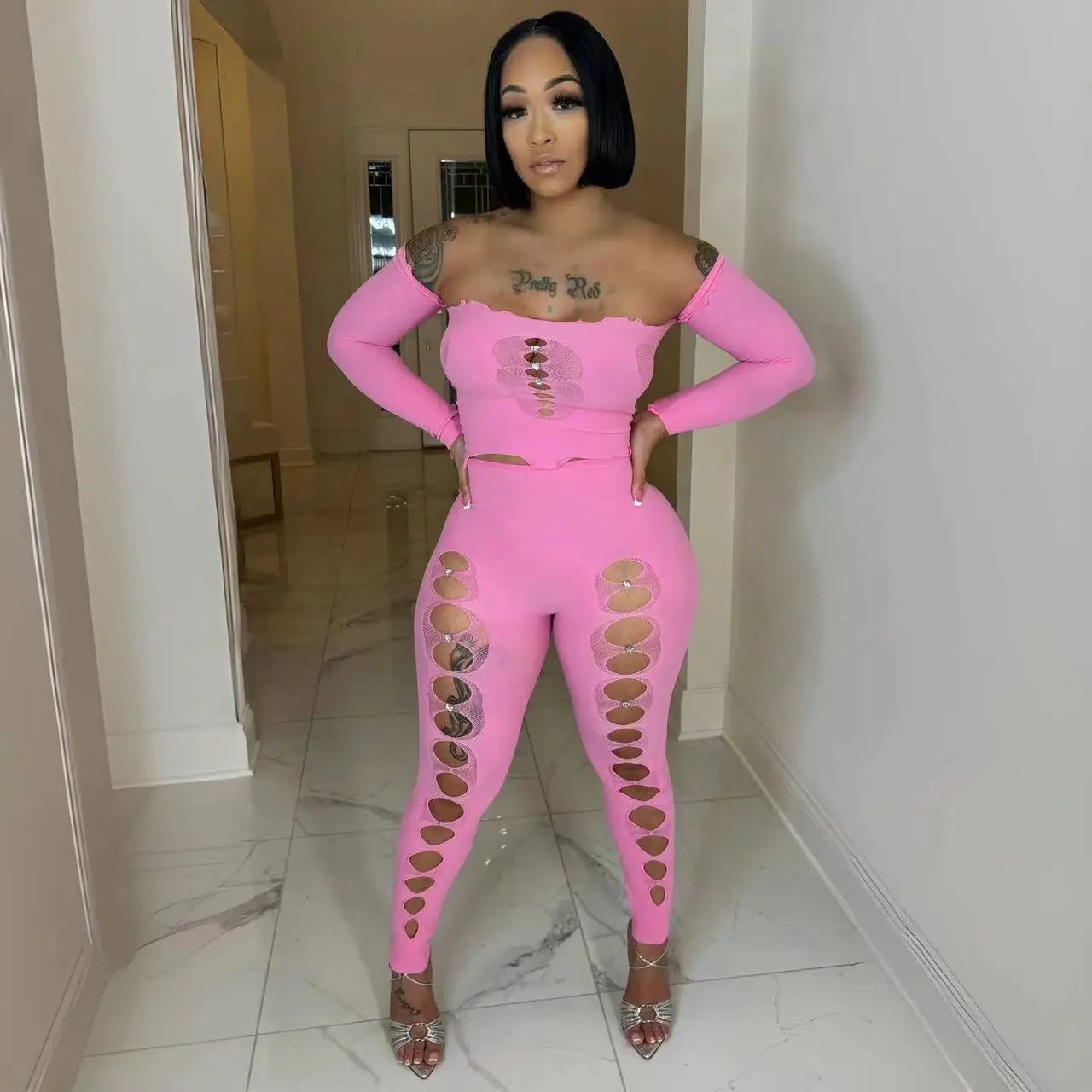 NN0026 новый дизайн 2024 модная летняя футболка комплект из двух предметов сексуальная одежда для женщин мини-юбка короткий топ комплект из 2 предметов для женщин