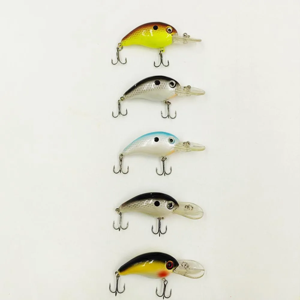 OEM Alpha Wholesale 8g Artificial Crank Baits Plastic Hard Fishing Lures with BKK Treble Hooks