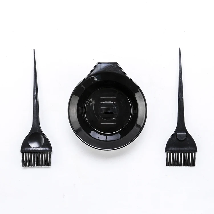 bulk oem custom hair brush dye for salon hair color brush and bowl hair dressing dye colouring brushes