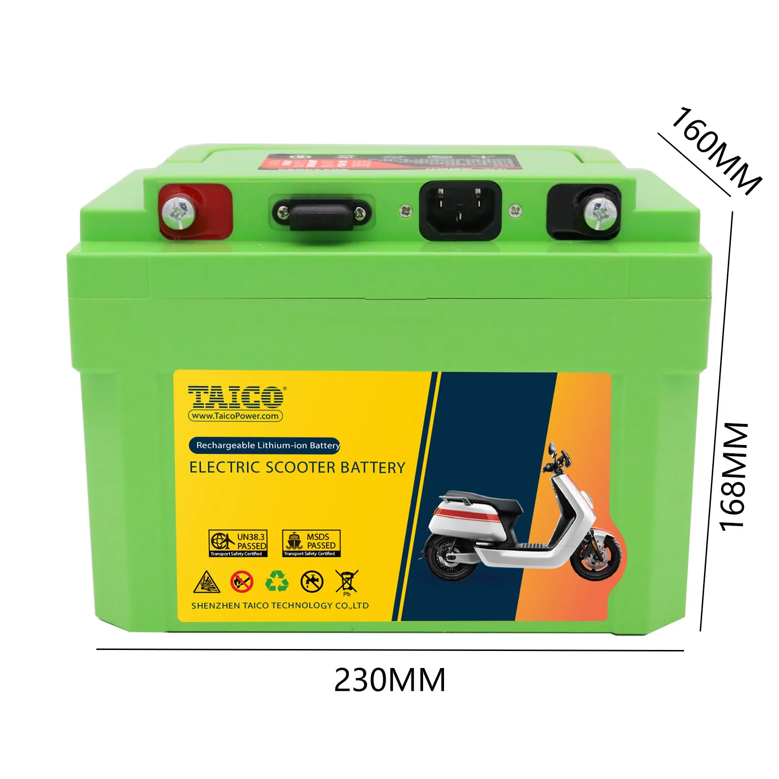 
Rechargeable lifepo4 60V battery pack BMS for electric motorcycle lithium battery 60v 20ah 