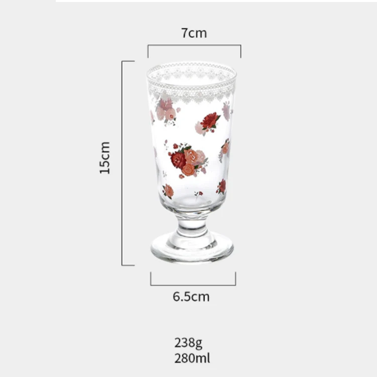 Lead free Crystal Ice cream cups Drink glassrcoupes Glass