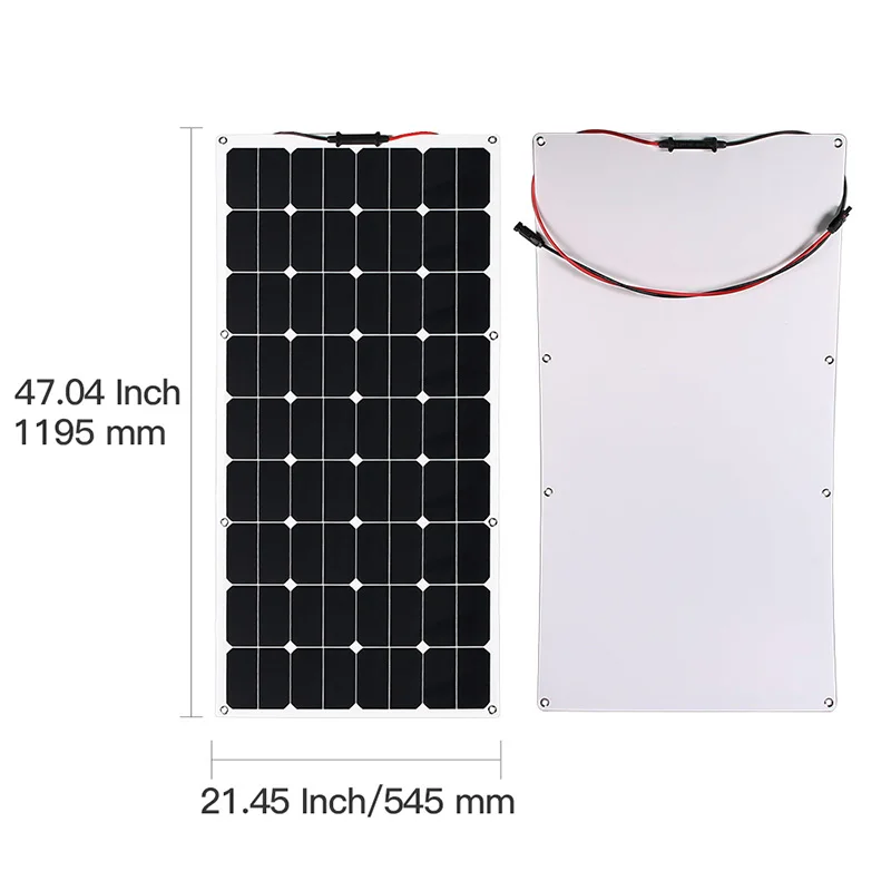 
High efficiency industrial waterproof flexible solar panel 120w with sunpower solar cell 