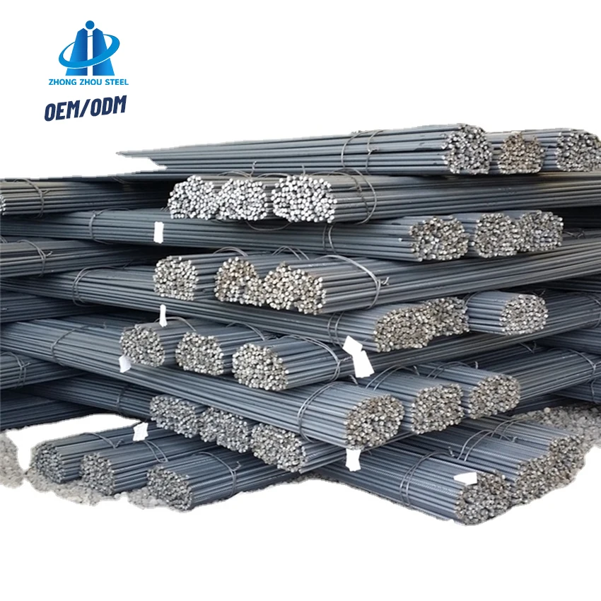 Concrete Reinforced Deformed Steel Rebars Grade HRB400 HRB500 6Mm 8Mm 10Mm Rebars for Construction