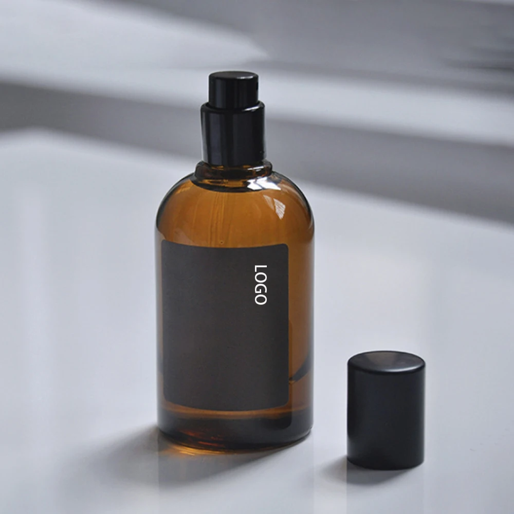 Empty luxury elegance ready stock 30ml custom logo perfume packaging 50 ml 100ml new glass bottle for perfume