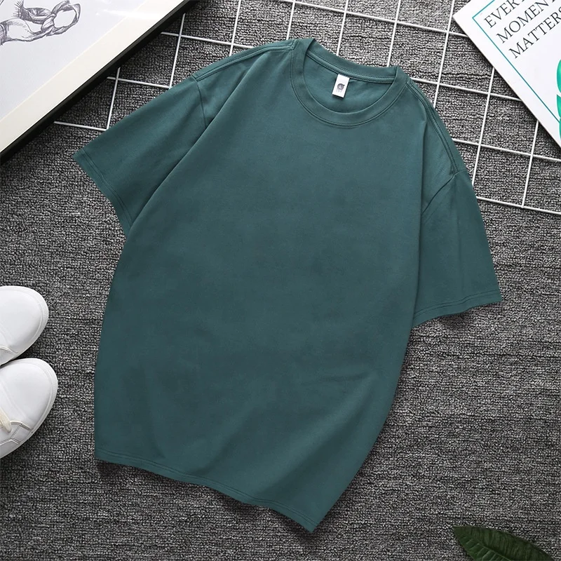 High Quality 240 Gsm Cotton T Shirt Unisex Men Women Plain Tshirts Comfort Color Oversized Drop Shoulder 240Gsm T-Shirt T Shirt