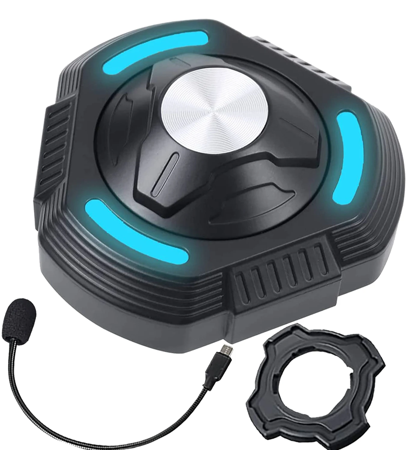 Wireless bone conduction helmet  portable speaker motorcycle helmet headphone waterproof with microphone