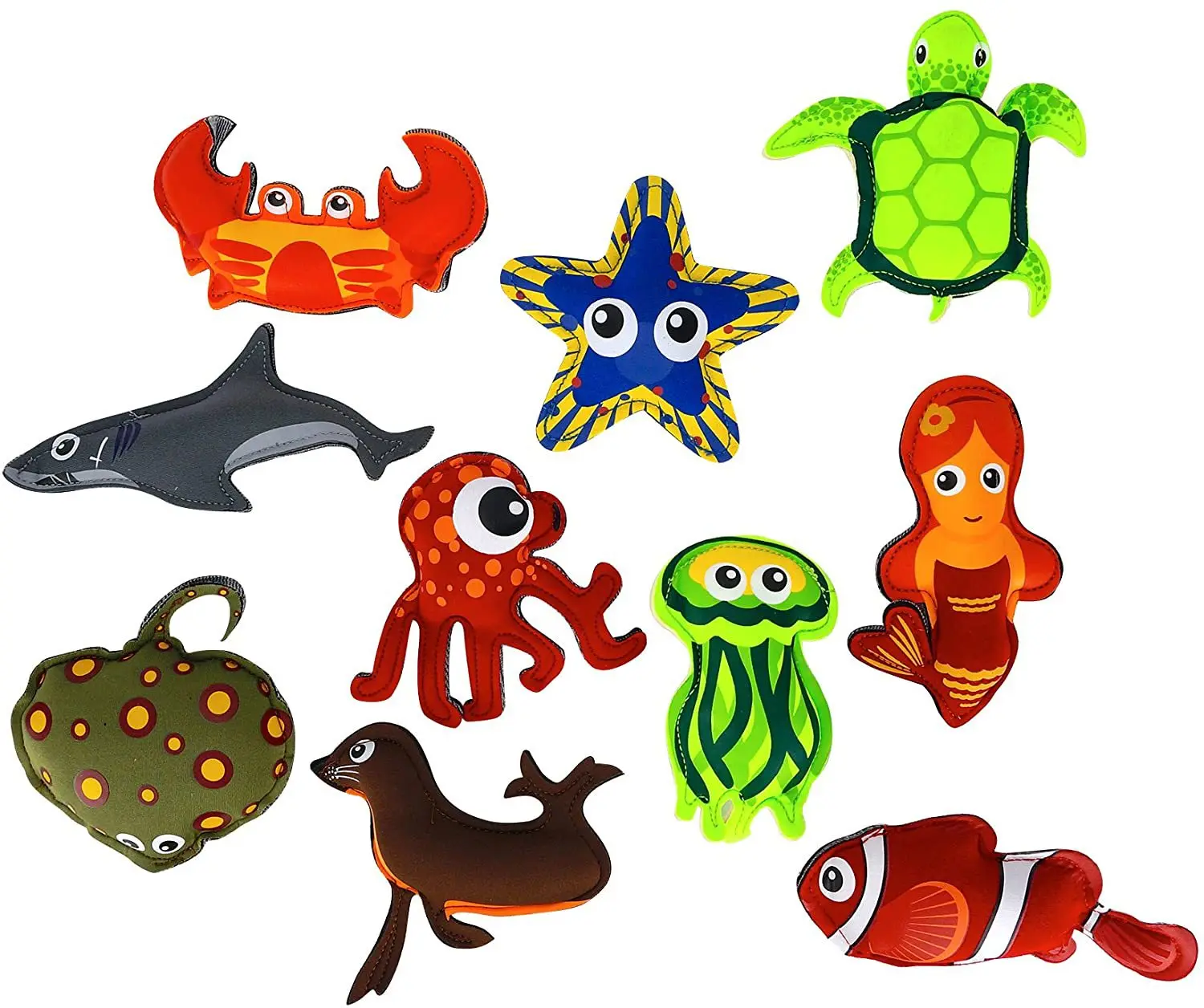 Wholesale Water Swim Toy Set Animal Shaped Neoprene Pool Swimming Beach Toys Kids