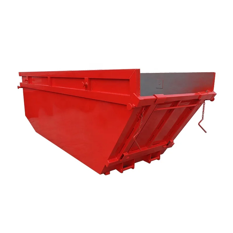 Garbage truck using bins recycling waste skip