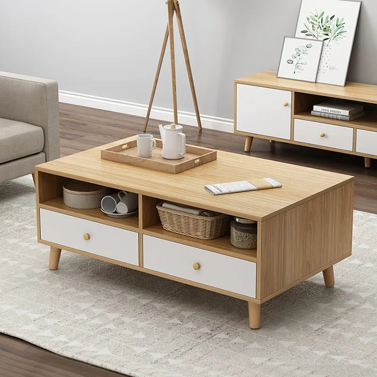 
Hot Sales modern living room furniture cheap coffee table tea table with metal legs 