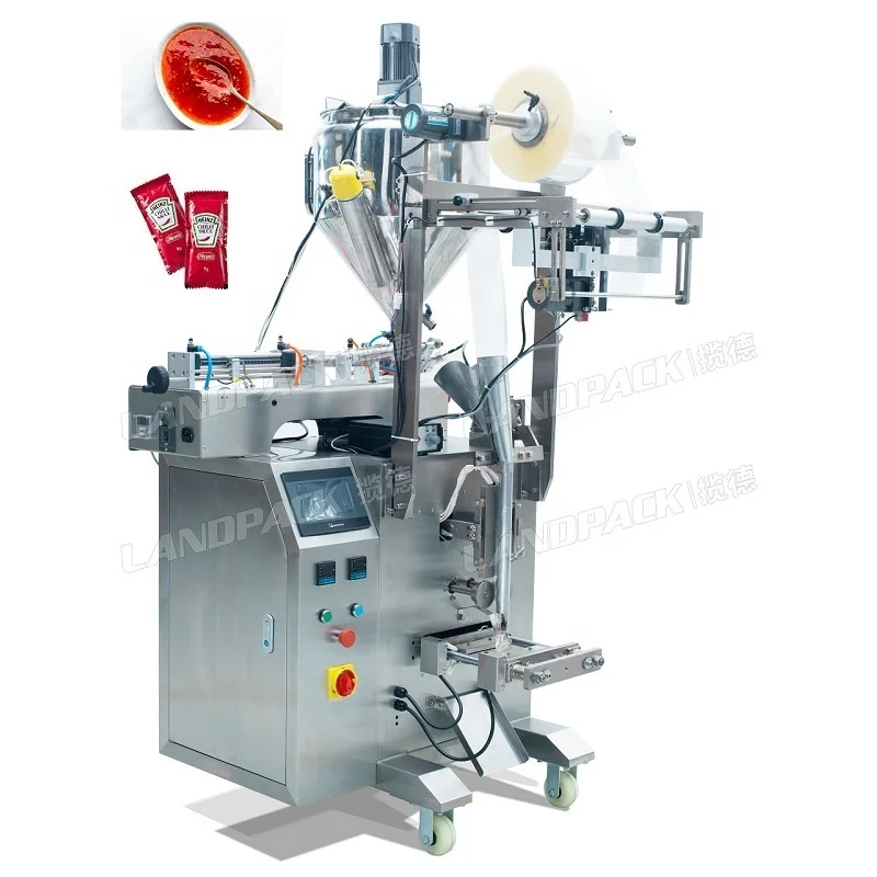 Landpack LD-320L низкая цена лапши быстрого приготовления Соус маргарина Упакованные мешоки для упаковочная машина
