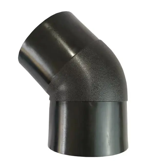 hdpe  butt elbow 45 degree tube Pipe connection fitting for Water pipe fast  pipe Fitting elbow