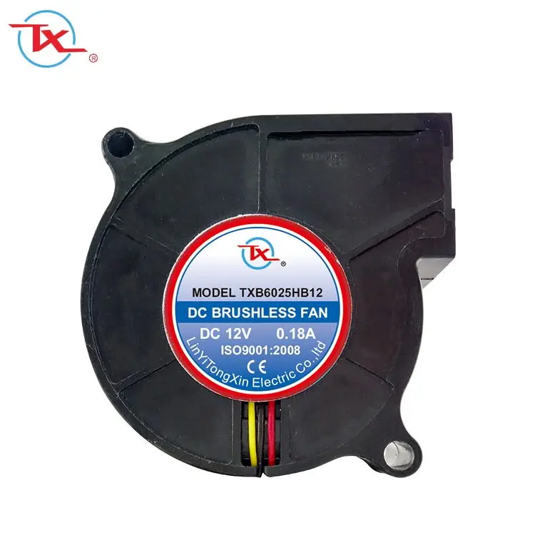 60X60X25 CE Rohs certificate 6025 DC BLOWER FAN Sleeve Bearing/Ball Bearing