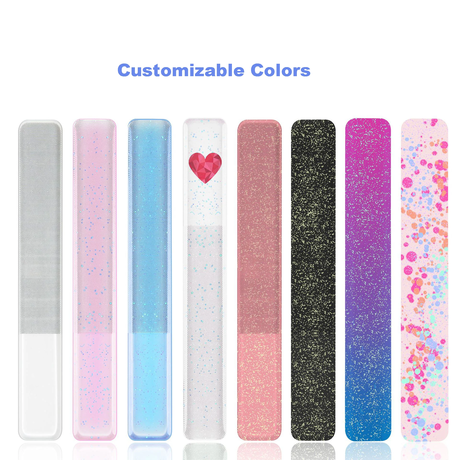 SAIYII Manicure Tools Nano Glass Nail File Tweezers Nail Care Set