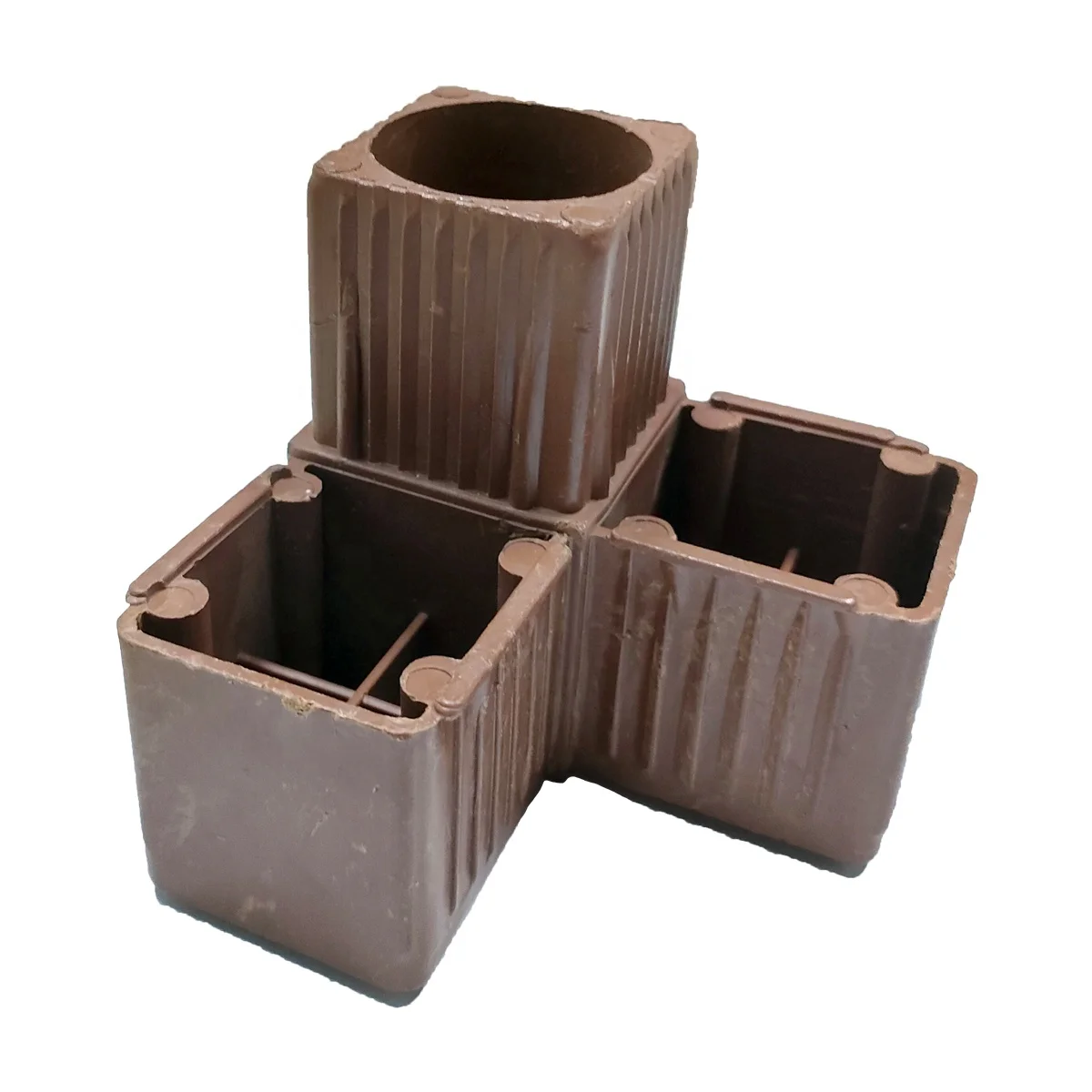 Square Tube Connector Nylon Plastic Angle Code 4 Way For Square Aluminum Tube