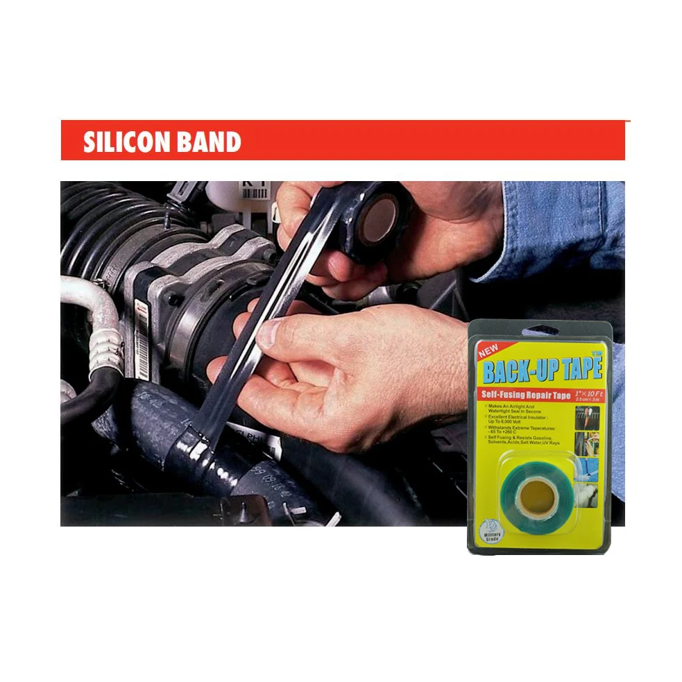 High Performance Leak Sealing Self Fusing Silicone Elastic Gas Pipe Insulation Tape