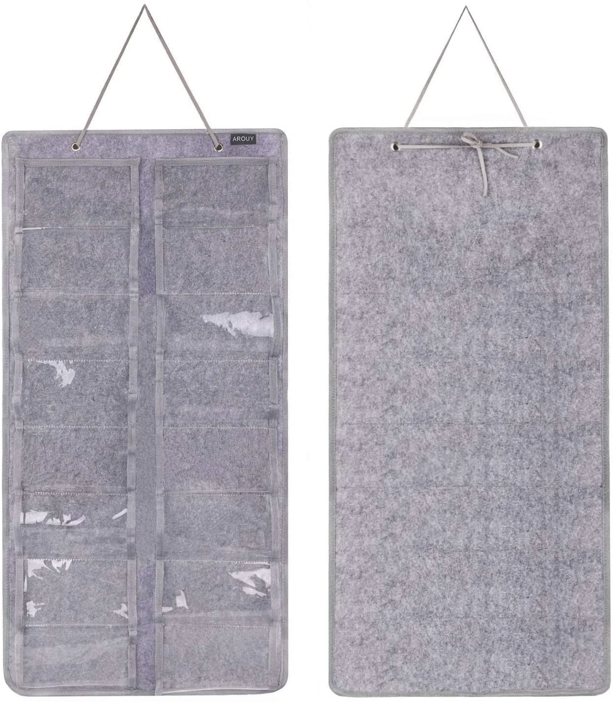 Новый дизайн, экологически чистые очки для хранения из войлока с логотипом на заказ и ПВХ-мешочком