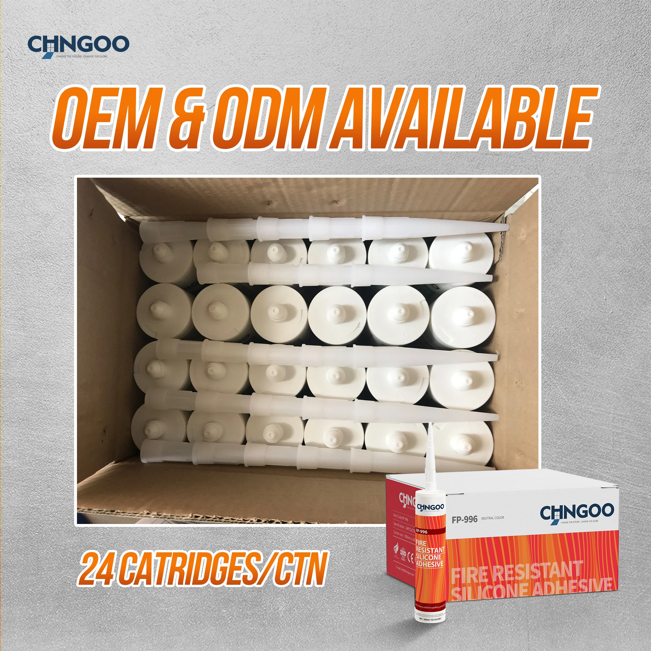 CHNGOO Neutral Cure Fireproof Bonding Spray Leakage Anti-leaking Silicone Neutro