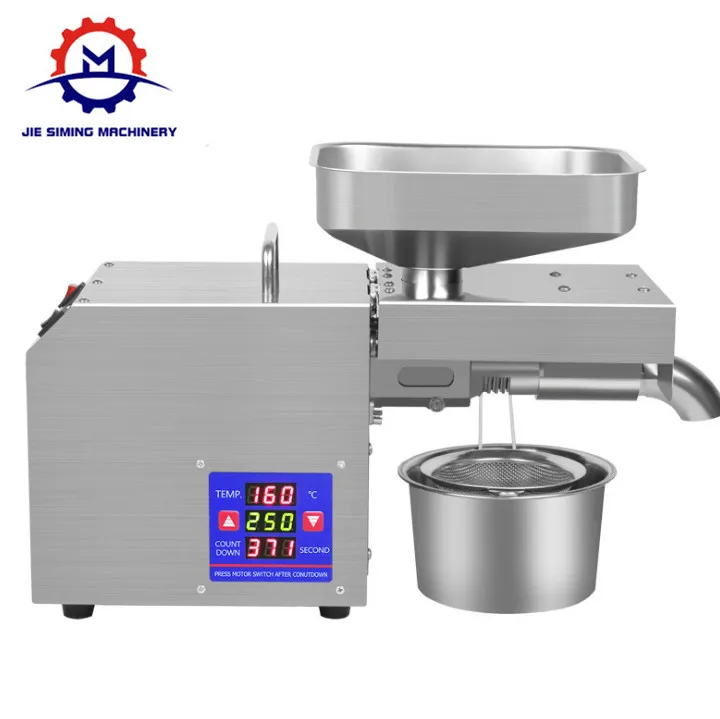 Commercial High yield mini soybean oil press machine Food Grade Stainless Steel Oil Expeller/cold oil press