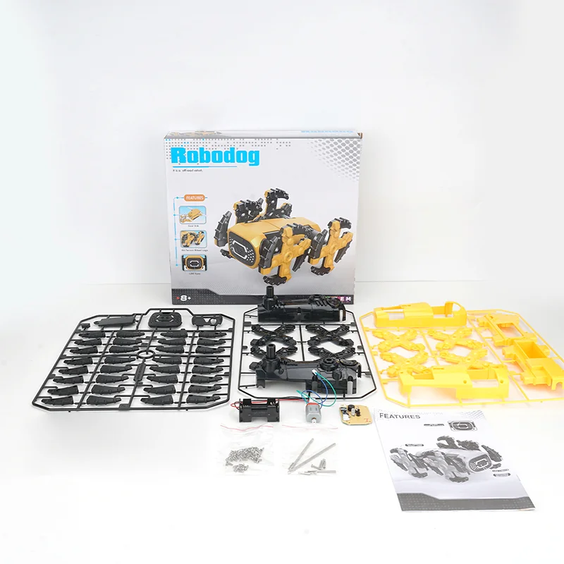 Educational toys for kids 2023 Hot Selling STEM intelligent assembly robot dog Educational Toys Smart Robots