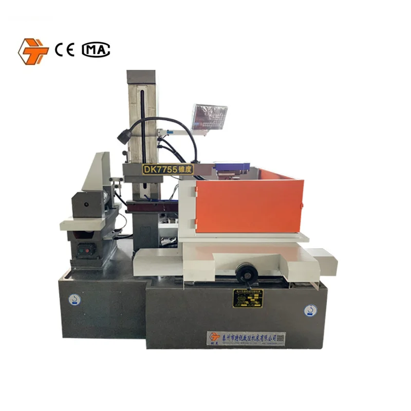 New condition wire cutting CE certified CNC wire cut wire edm machines DK7755