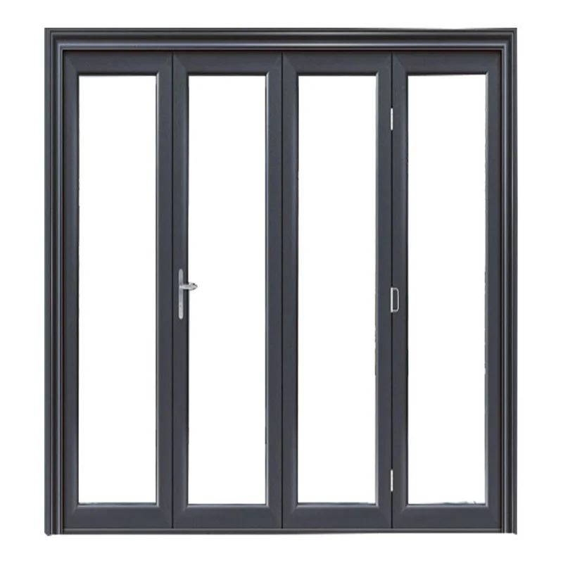 Affordable Standard double tempered glass patio bi fold door exterior aluminium bi folding door