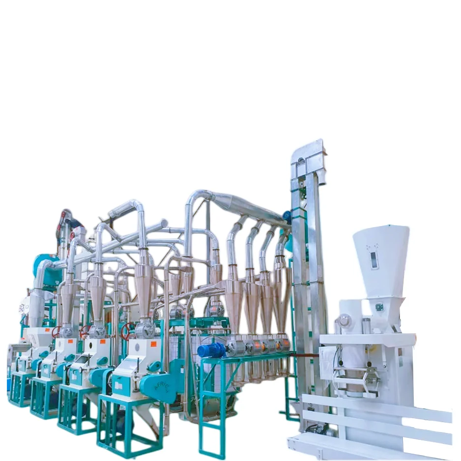 Small space maize mill  low power consumption high efficiency 30Ton  maize flour mill