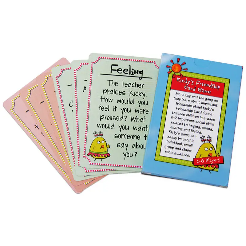 Free Solitaire Card Game Kids Board Games Flashing Cards/Cognitive Cards For Kids Educational