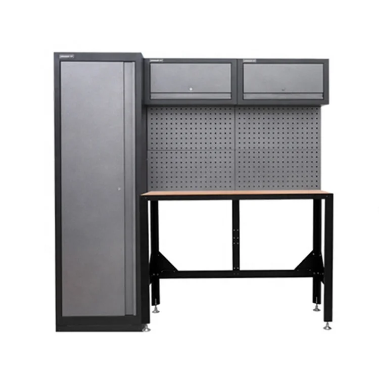 tool cabinet trolley with hang tool high quality Garage storage workbench with cabinets tool box set professional