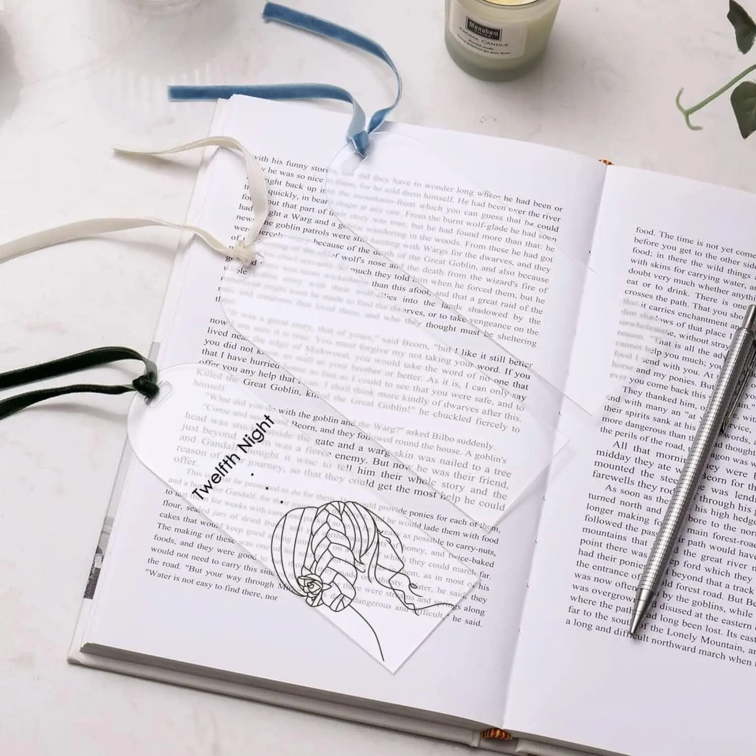 Blank transparent acrylic bookmarks Handmade DIY gifts Gift Tags Luggage Tags Personalized Creative bookmarks