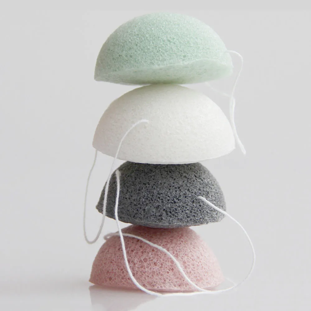 Private label organic konjac skin clearing sponge
