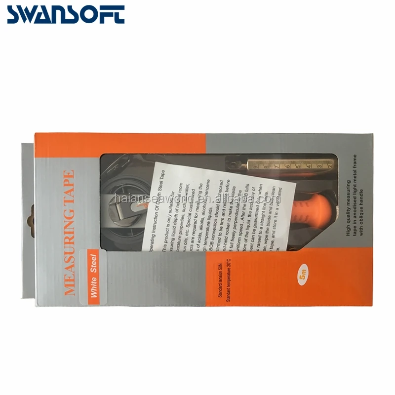 High quality stainless steel rigid grip dipping tape oil tank use 1st grade tape measure 10m 15m 20m 30m Oil Sounding Tape