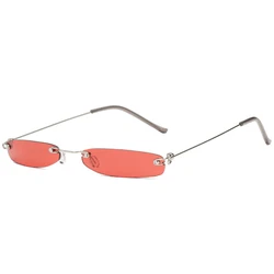 Multicolor Spot Wholesale Womens Sunglasses Rectangular Thin Ocean Film Mens Clip on Sunglasses