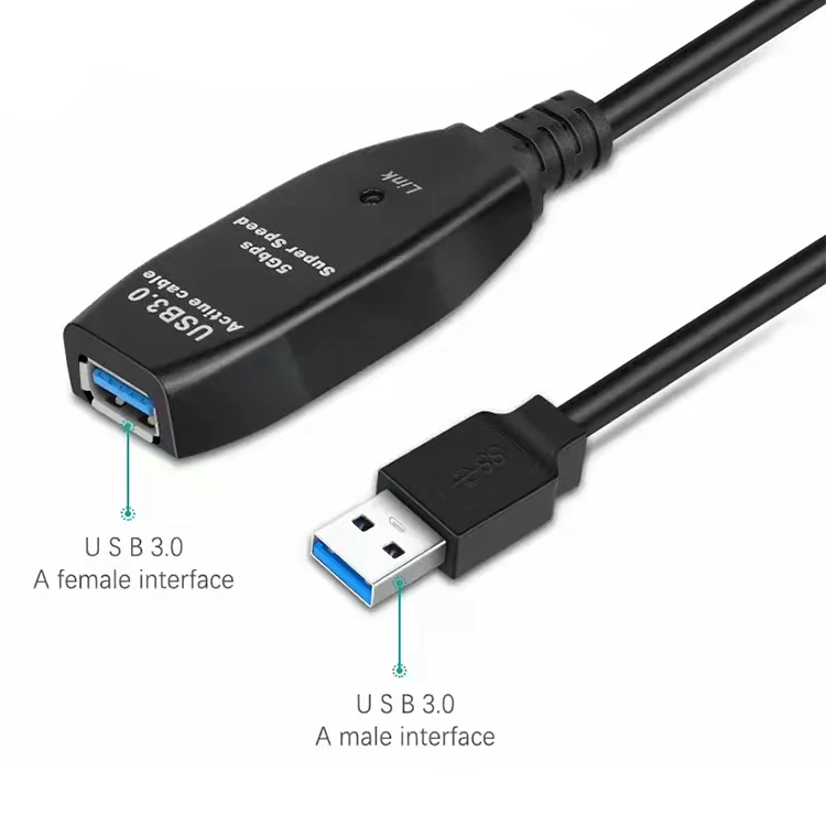 Virtual Reality Accessories 5M to 30M  USB 3.0 Male to Female with Extension Chipset Signal Active USB Extension Cable