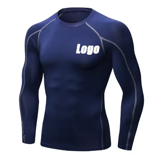 Wholesale custom logo long sleeve spearfishing compression shirt boxing no gi bjj mma surf jiu jitsu rash guard rashguard