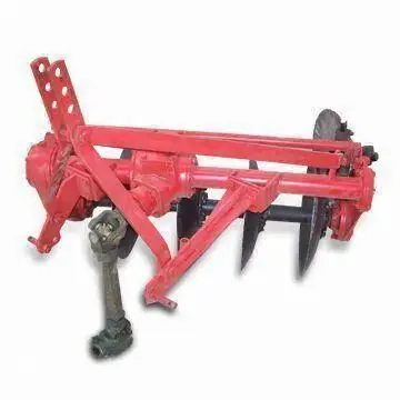 agricultural tractor rotary driven disc plough