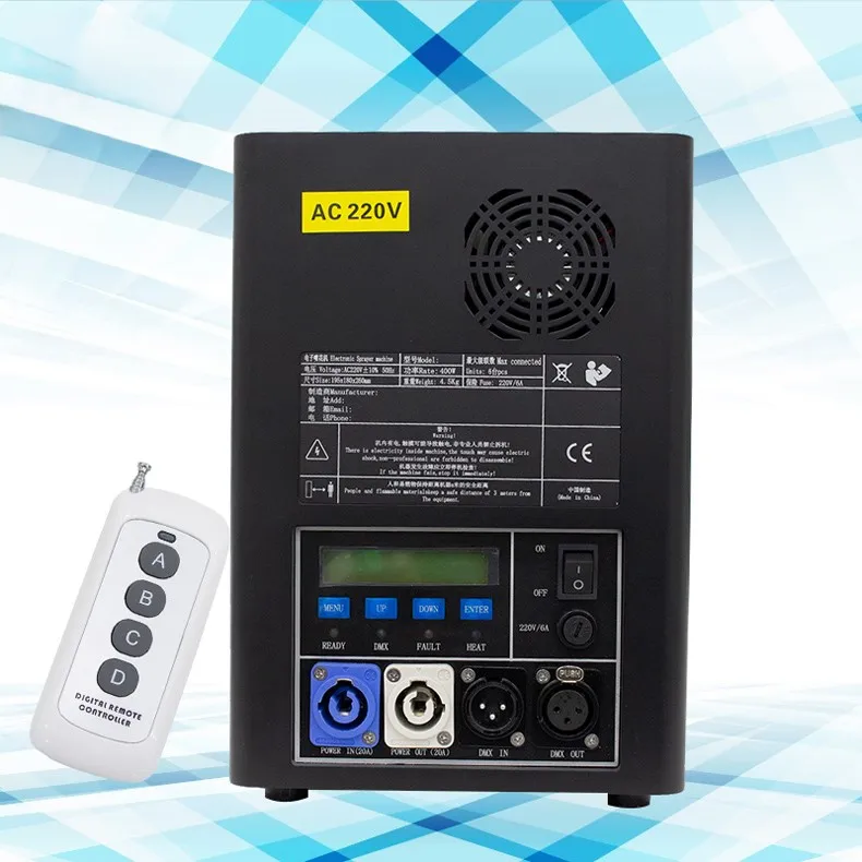 Factory Price 600W Fireworks Electric Machine Apply to DJ Disco Party