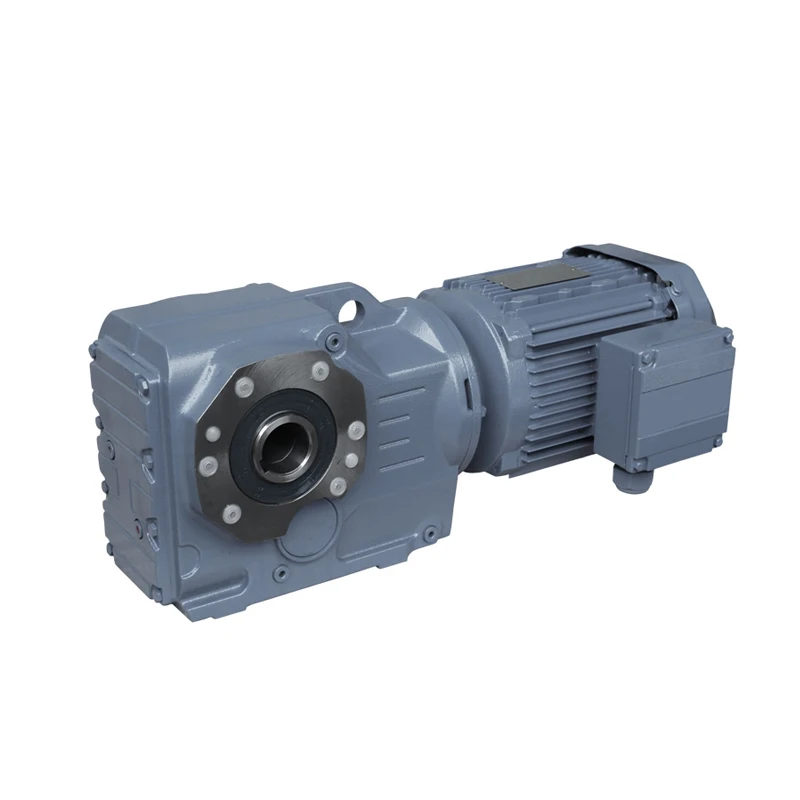 High Strength KA77 Worm Gear Speed Reducer ODM Supported Helical Bevel Electric Motors Gearbox for Machinery Industries