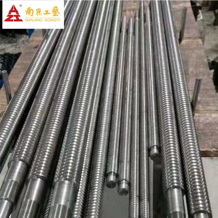 Chinese AZI brand DKF2510 planetary roller screw shaft 2000mm cnc